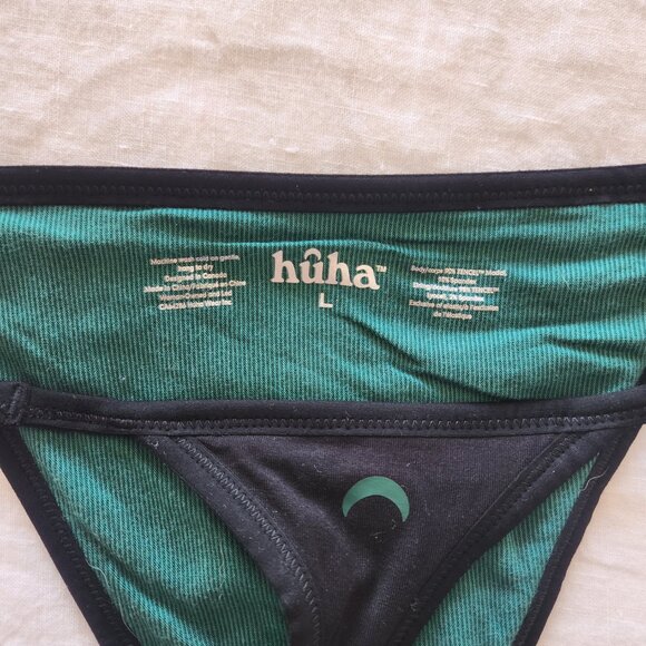 Huha String Thongs (3 Pairs) Black, Lilac, Beige Large NWOT - Picture 3 of 6